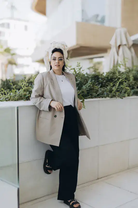 מטפחת סופיה שמנת