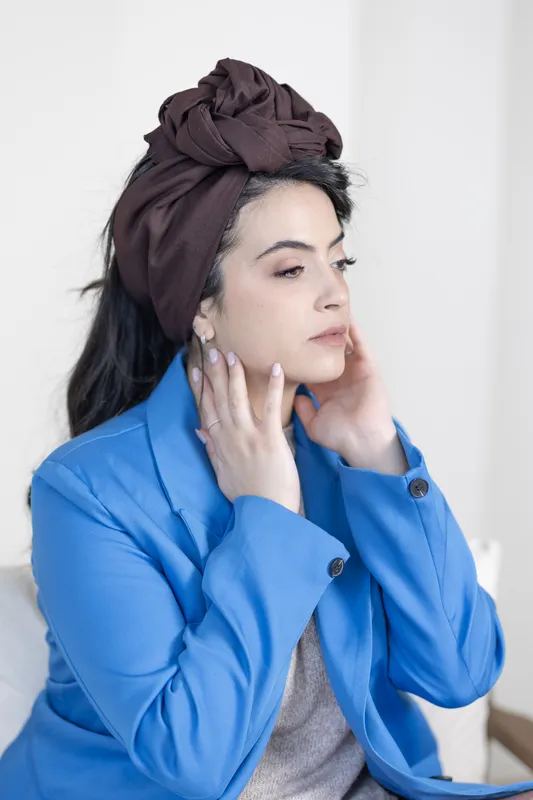 מטפחת ליה חומה